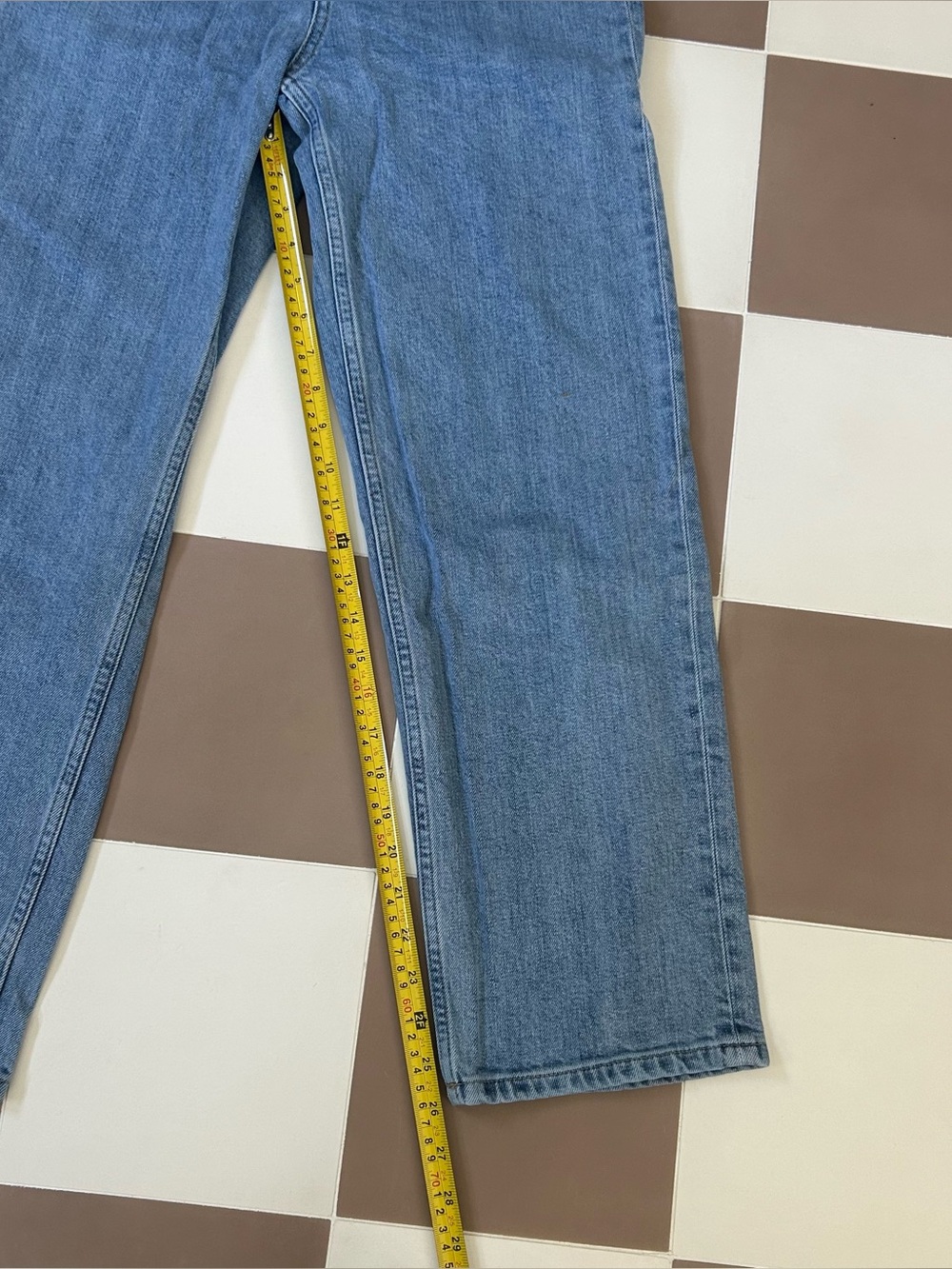 Everlane Way High Jean Light Wash Straight Leg Jeans 26 - Picture 8 of 8